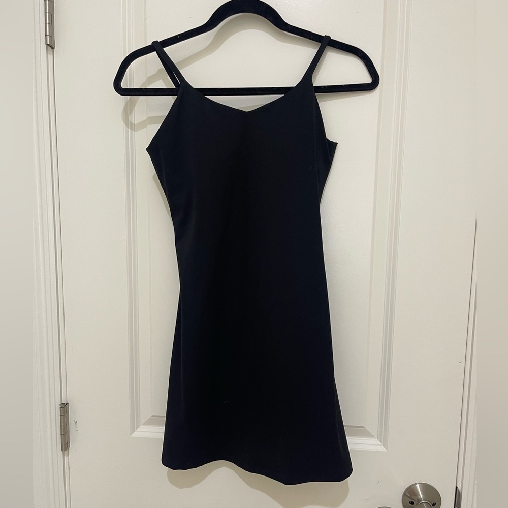 lululemon athletica Black Mini Slip Dress - Picture 3 of 9
